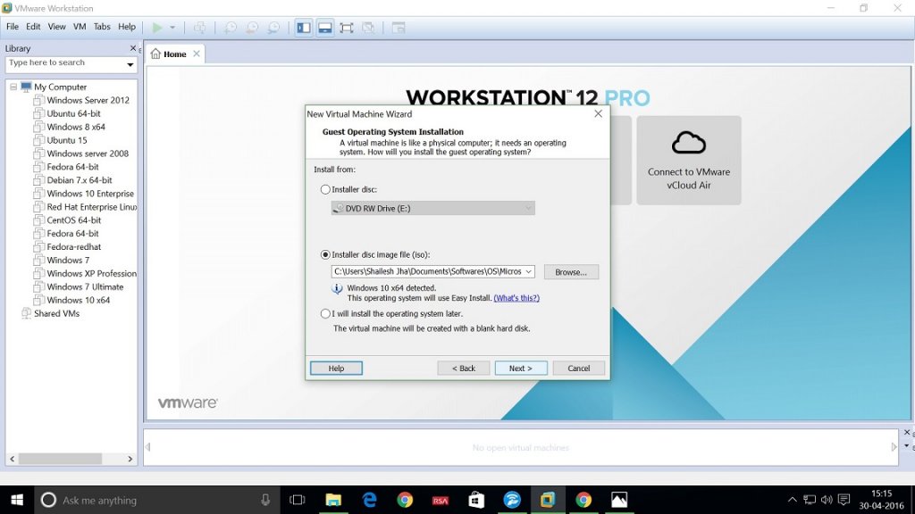 vmware workstation 12 iso image download