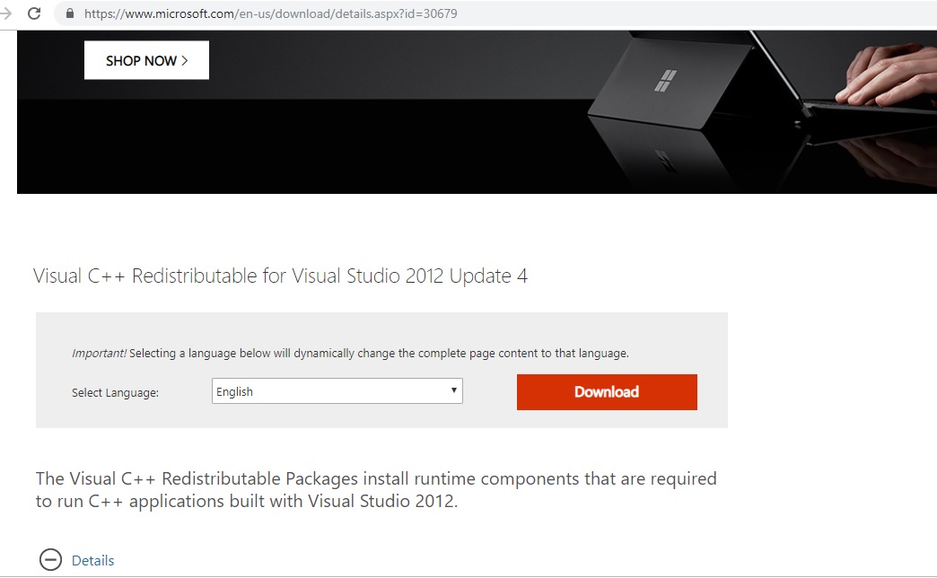 download c++ redistributable 32 bit