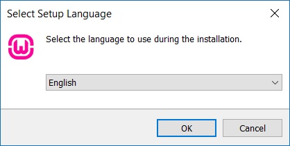 WampServer installation select language for installation screenshot