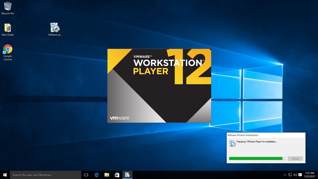 vmware workstation player 12 tools download