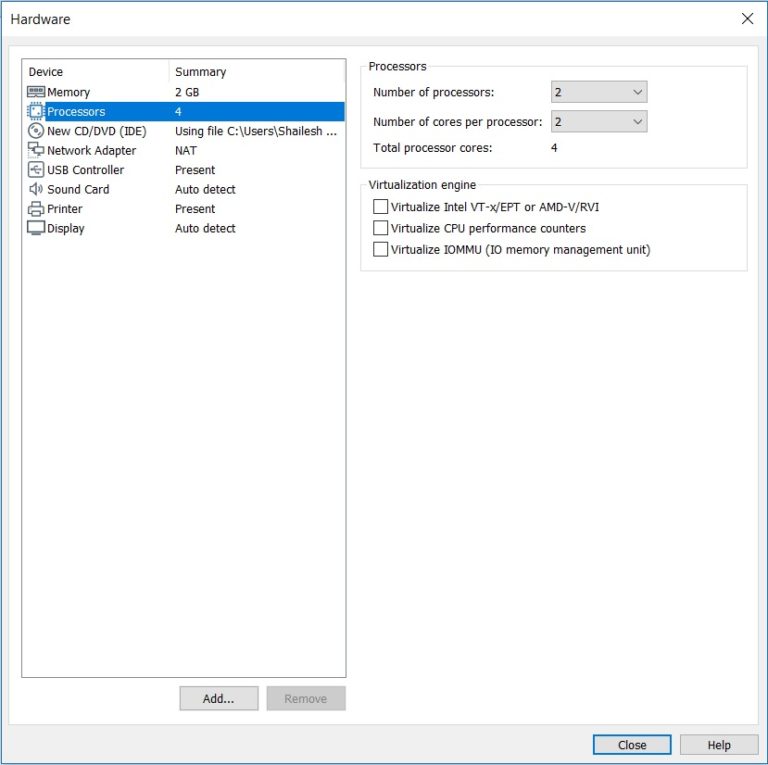 vmware workstation player 15 hardware settings kali linux vmware workstation player 15 hardware settings kali linux