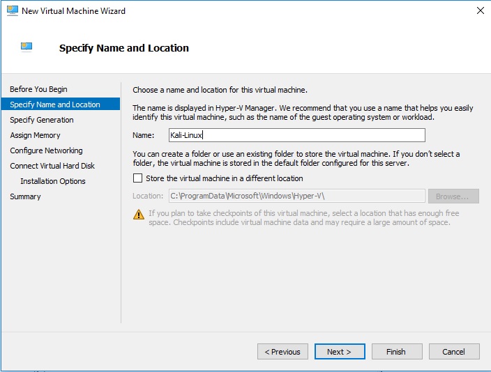How To Install And Setup Kali Linux 2020 2 In Hyper V On Windows