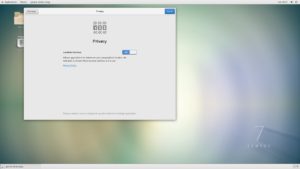 CentOS Setup - Welcome screen - privacy preference