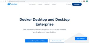 Docker Desktop Product Webpage