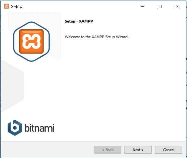 XAMPP installation on Windows - Setup Wizard