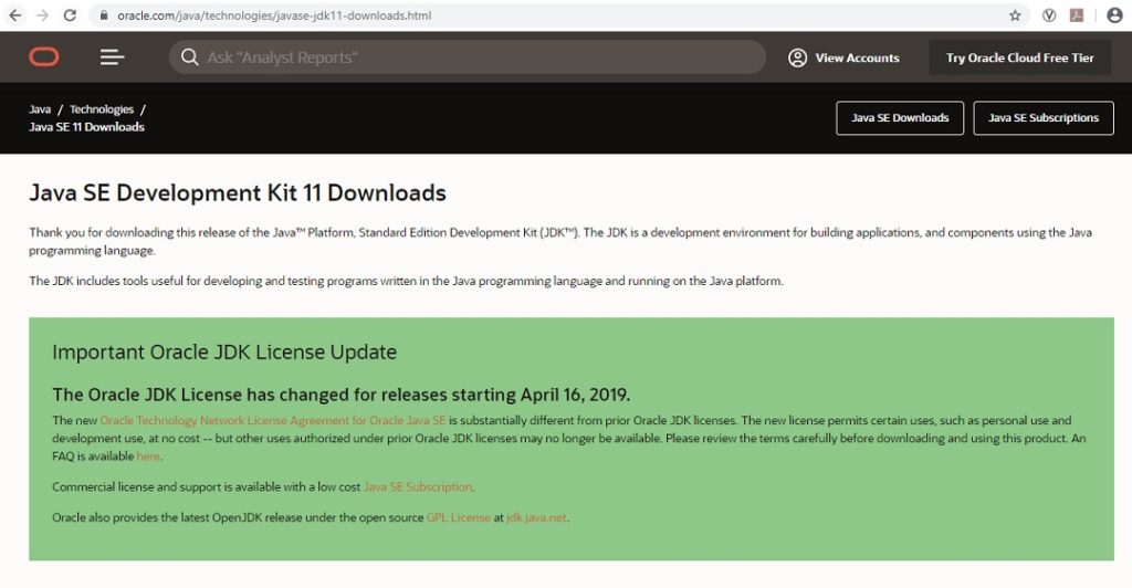 java 11 download jdk java 11 download jdk