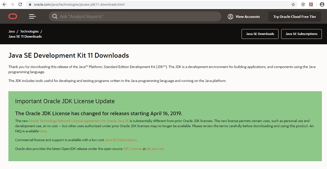 Download jdk 11 _windows x64_bin