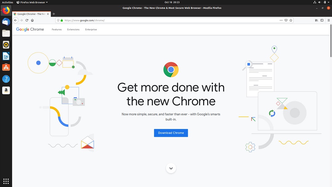 Chrome website