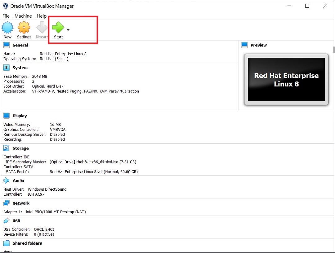 redhat linux vm redhat linux vm